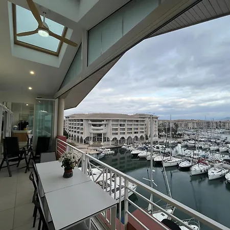 Lägenhet Le Must Cap Hermes, Incroyable Vue Sur Port, T2- Fréjus